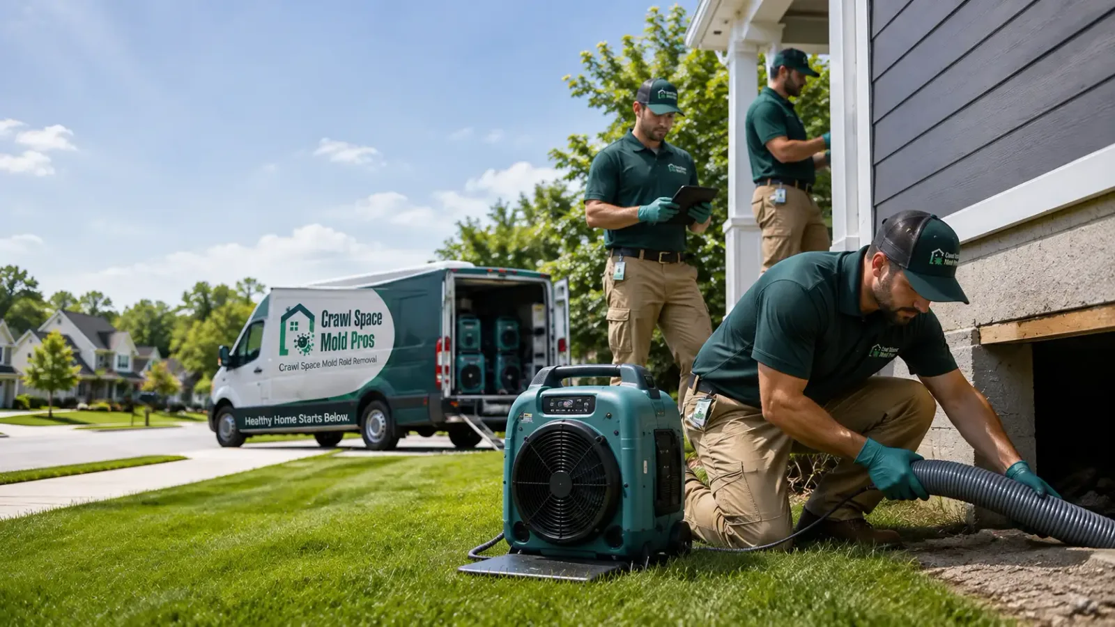 Crawl Space Mold Removal in Connellsville, PA